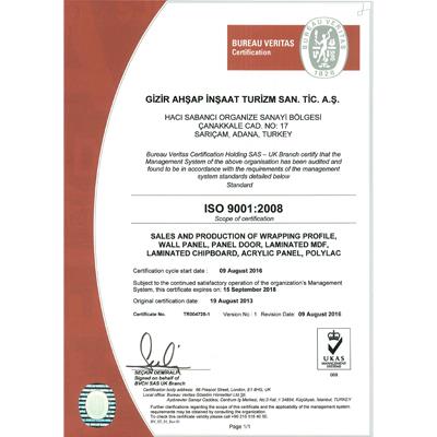 ISO 9001 : 2008 