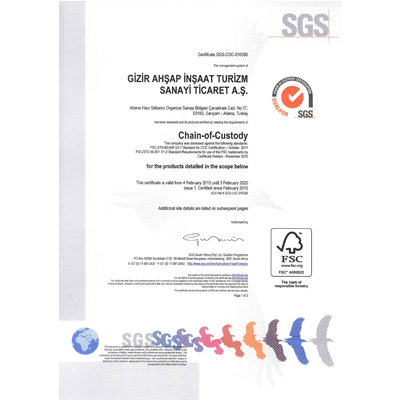 FSC Certificate